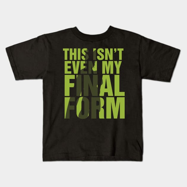 Final Form Cell Kids T-Shirt by Venus Complete